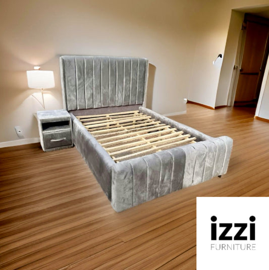 Izzi Double bed with side drawer