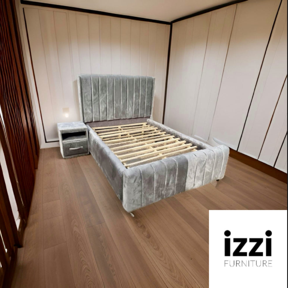 Izzi Double bed with side drawer