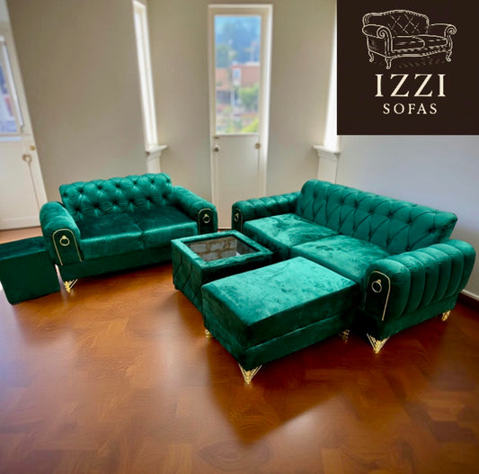 Monarch 3in1 and 2in1 set green velvet